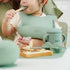 Silicone Baby Bib in Green